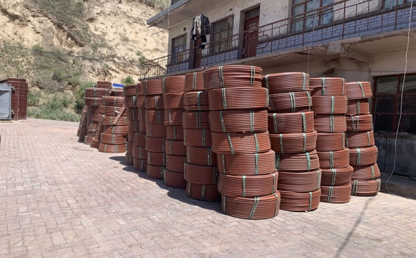 青湖路街道穿线管